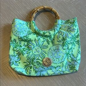 Lilly Pulitzer Green and Blue Handbag